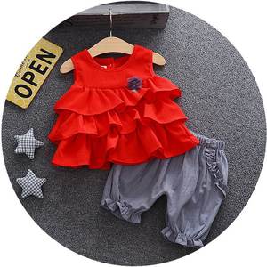 Nuevo Diseño de Vestido de Fiesta de Una Pieza para Niñas, Vestido de Verano con Collar a Bajo Precio - Product Image 1