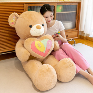 Wholesale Big Bear Cuddle Pillow Teddy Bear Plush LOVE Hugging Bear Pillow <b>Stuffed</b> <b>Toy</b> Doll Lovely Sleeping Large Pillow Doll - Product Image 2
