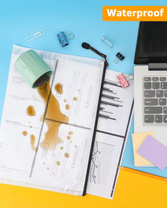 Sacs de classement imperméables multifonctionnels avec fermeture éclair et crochet pour corde, format lettre A4/A3/B4, pour le rangement en voyage - Product Image 3