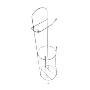 Porte-rouleau de papier toilette mural en alliage de zinc, design moderne, auto-adhésif, pour salle de bain, idéal pour l'organisation transfrontalière simple à domicile - Product Image 1