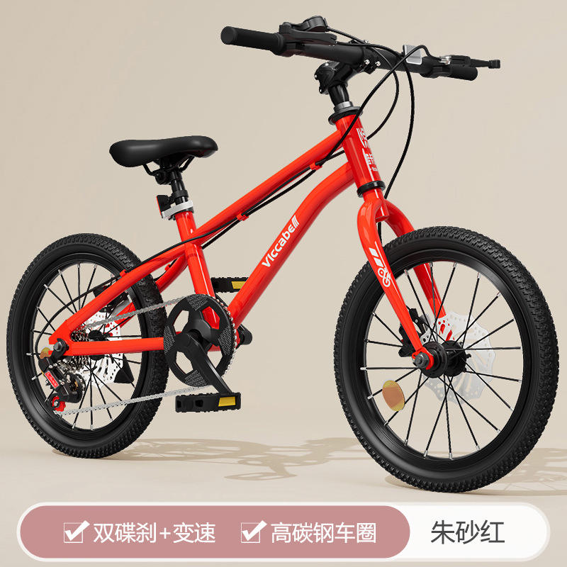 Red double disc brake speed change