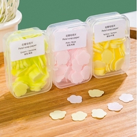 Savon en Feuilles Jetables Portable Mini Pétales pour Étudiants et Enfants