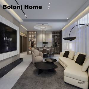 आधुनिक डिजाइन अनुभागीय सोफा I आकार एल आकार कपड़े सामग्री होटल या अपार्टमेंट लिविंग रूम के लिए सोफे फर्नीचर सेट - Product Image 4