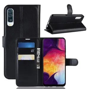 For Samsung Galaxy A30S Case Leather Back Cover for Samsung Galaxy A50 Case Mobile Phone Cover Phone Case Leather Mobile Covers