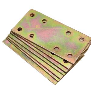 Pièce de connexion plate 4x8 en acier laminé à froid plaqué, support de meuble durable, connecteur de support d'étagère - Product Image 2