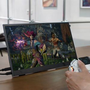 15.6 ''portatile FHD IPS <span class=keywords><strong>Monitor</strong></span> <span class=keywords><strong>Touchscreen</strong></span> con supporto in vetro temperato per interfaccia <span class=keywords><strong>HDMI</strong></span> tipo C per viaggi LED tipo schermo - Product Image 6