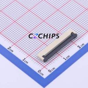 FPC-0.5FX-36PWBH20 FFC/FPC Connector SMD,P=0.5mm Connector Flip Cover Type Bottom Contact 36P 0.5mm - Product Image 1