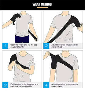 Verstelbare Hete Rechter-Of Linkerschoudersteunbeugel Met Drukkussen Comfortabel Geschikt Voor Mannen En Vrouwen - Product Image 4