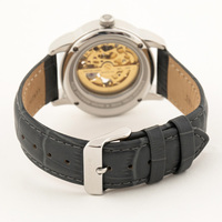 Niche Design ovale creux Miyota mécanique dames montre haut de gamme personnalisé créatif cadran bracelet en cuir boîtier en acier inoxydable
