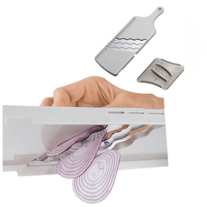 Cocina perfecta herramienta para cortar frutas y verduras con 3 innovador y único de la onda cuchillas A-77107 3x velocidad Triple-onda - Product Image 6