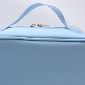 Sac à déjeuner isotherme en nylon durable et écologique pour adultes et enfants, étanche, avec fermeture éclair, pour pique-nique en extérieur, avec bandoulière - Product Image 4