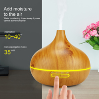 Diffuseur d'arômes en forme d'oignon de style classique 400ML. Choisissez parmi plusieurs couleurs. Éclairage LED à 7 couleurs.