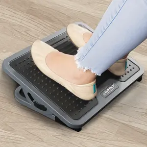 Reposapiés ergonómico ajustable, accesorio de altura ajustable para trabajo y oficina