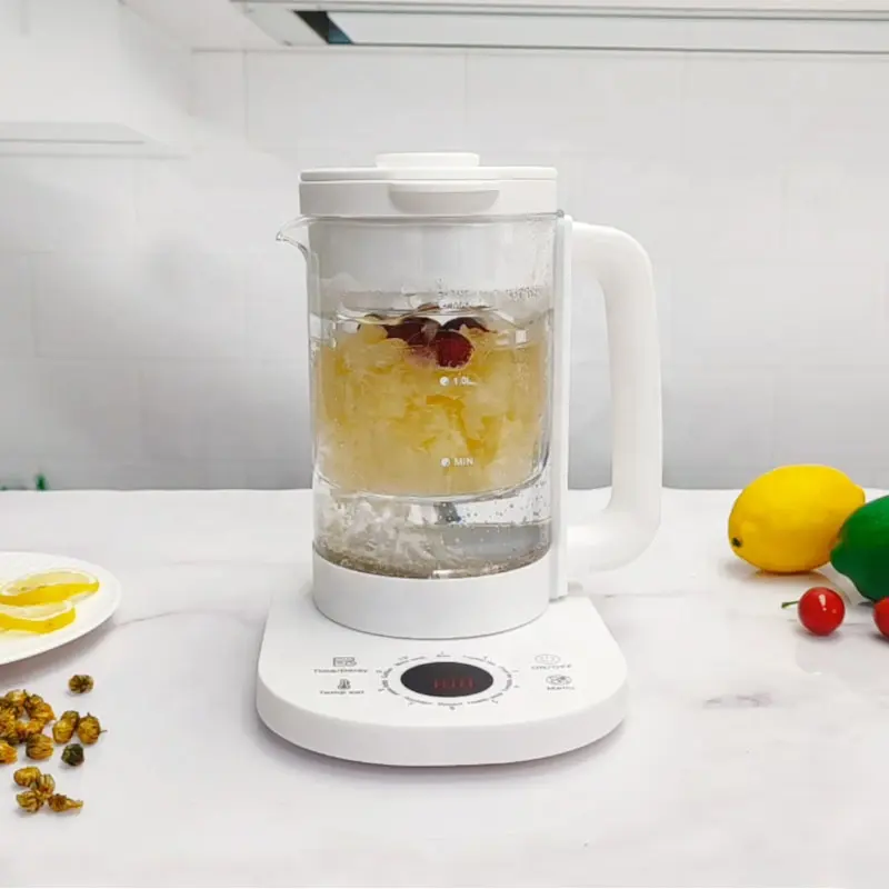 Ấm đun nước điện kiểm soát nhiệt độ ThủY Tinh Trà Ấm đun nước lập trình điều khiển cho trà cà phê Ấm đun nước với trà Infuser bếp trứng