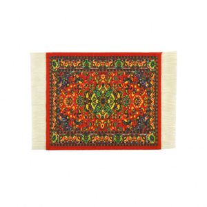 Sous-verre tissé rouge style tapis oriental pour la maison, idéal pour les boissons - Vente en gros - Product Image 5