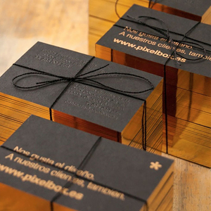 Handmade tùy chỉnh 'cảm ơn bạn' thẻ hình trái tim Doanh Nghiệp Nhỏ Hỗ trợ in kỹ thuật số trên hộp giấy các tông ưa thích - Product Image 4