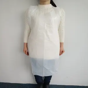 Sample Free Customized Disposable Plastic PE CPE LDPE HDPE Apron For Medical And Household