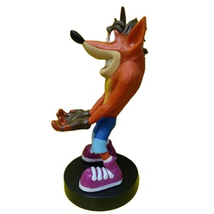 Figurines en résine PVC de haute qualité, 24 cm, en position debout, visage souriant, supports de téléphone portable, figurines d'anime <span class=keywords><strong>Crash</strong></span> <span class=keywords><strong>Bandicoot</strong></span> - Product Image 1