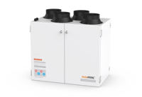 Système de ventilation à récupération d'énergie/chaleur ERV HRV de type vertical 350m3/h pour chambres à coucher et salons