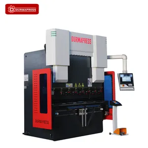 30T/1600mm 4 + 1 eksen Delem DA53T denetleyici 4mm paslanmaz çelik hidrolik bükme CNC basın fren