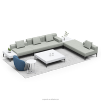 Ensemble de canapés modulaires en tissu modernes Grands Furniture pour bureau, salon, salle d'attente, espace de réception, coussin de repos pour usage commercial