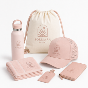 Colección de Regalos Promocionales de la Empresa Breathable Sports Cap: Camiseta, Bolsa con Cordón, Toalla y Artículos Promocionales - Product Image 6