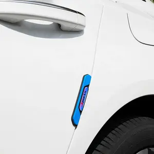 Заводской логотип, спортивный 4 вида цветов Noctilucence, светящийся ПВХ Защитный протектор, полоса для защиты дверей автомобиля, Противоударная лента
