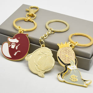 พวงกุญแจโลหะเคลือบ3D ลายดีไซน์สวยหรูหราออกแบบได้ตามต้องการ - Product Image 4