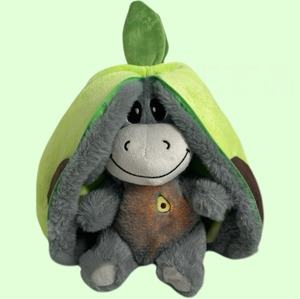 Offre Spéciale personnalisé âne jouets en <span class=keywords><strong>peluche</strong></span> mignon brillant musique respirant ours sommeil aider poupée bébé sommeil artefact avec doublure en maille - Product Image 1