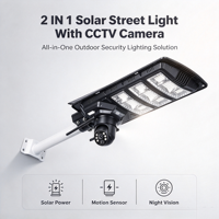 Lampe solaire à télécommande avec caméra CCTV 4MP, WiFi 4G, tout-en-un, capteur de mouvement PIR, IP66, sécurité extérieure, LED Cloud