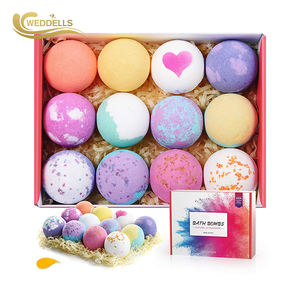 مجموعة فاخرة من كرات الاستحمام الفوارة لعيد الميلاد، حجم كبير مع عصا سحرية ومجوهرات مخفية، عضوية وآمنة للأطفال والكبار في السبا - Product Image 1