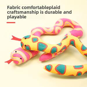 Giocattoli Interattivi all'Ingrosso con Erba <span class=keywords><strong>Gatta</strong></span> per Gatti, Peluche Serpente Greedy Durevole e Sostenibile, Misura per Gatti - Product Image 3