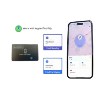 Tarjeta inteligente Toptag con Find My tag App Tarjeta de bloqueo RFID Tarjeta de billetera de seguimiento de PVC ultrafina