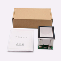 RS485 Wiegand 2D, lector de código de barras de montaje fijo código QR puerta escáner para torniquete de Control de acceso