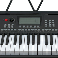 Nuevo Diseño NOUMEN NM-8605, Teclado MIDI con Pantalla LCD de 61 Teclas, Órgano Electrónico, Piano, 500 Timbres/Ritmos, Teclado Dual