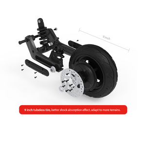 Động Cơ Kép 45kmH Xe Điện Nhanh Chóng E Bước Off Road 1000W Công Suất Cao Xe Máy Xe Tay Ga 48V - Product Image 4