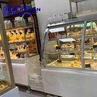 Vente en gros pas cher Présentoir à gâteaux refroidisseur refroidisseur d'air système de refroidissement et de compresseur pâtisserie réfrigérateur congélateur