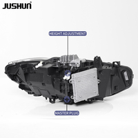 Projecteur LED JUSHUN pour BMW Série 4 F32 F80 F82 LCI 13-20, phares LED améliorés, double lentille, DRL jaune et blanc