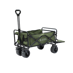 Stille Achterste Opvouwbare Kampeerwagen-Volledig Stalen Frame 600d Oxford Doek 360 Remwielen Grote Capaciteit Om Te Winkelen - Product Image 5