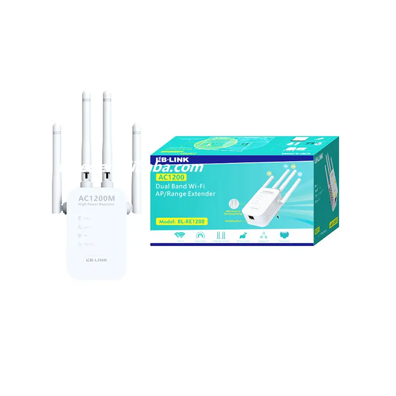 BL-RE1200 ripetitore wi-fi AC1200M 2.4G/5G Wifi Range Extender amplificatore di segnale wi-fi per interni