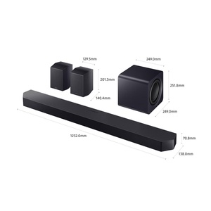 <strong>Samsung</strong> Home Theater HW-Q990F 3D Sound Speakers 11.1.4 Ch <strong>Soundbar</strong> with Subwoofer Rear <strong>bluetooth</strong> Speaker for Mini Projector 4k - Product Image 6