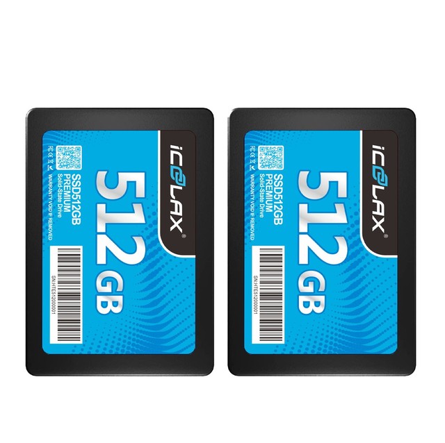 iCOOLAX 2.5 Inch SATA III SSD 512GB TLC Internal Solid State Drive 6Gb/s for Laptop Desktop