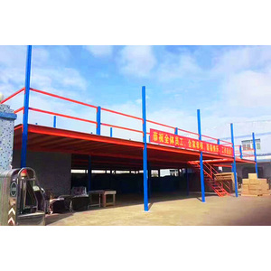 Tùy chỉnh công nghiệp kệ kim loại GIá hỗ trợ lửng Kệ hội thảo kho nền tảng thép tầng lửng - Product Image 6