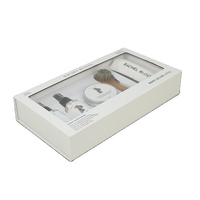 Boîte Cadeau Pliante Haut de Gamme Blanche à Fermeture Magnétique avec LOGO Personnalisé, Emballage en Carton Écologique, Gaufrage et Marquage à Chaud Doré pour