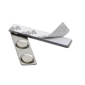 Siêu Mạnh Mẽ Màu Đen Kim Loại Tên Huy Hiệu Nam Châm Vĩnh Viễn Công Nghiệp Tag Chủ Từ Tên Tấm Chủ - Product Image 5