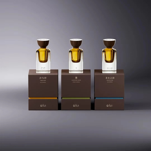 Luxuriöses Design 30ml 50ml 100ml Klares Rechteck Duft Aroma Anpassbare Parfümflasche Glasverpackung Schwerer Boden mit Box - Product Image 5