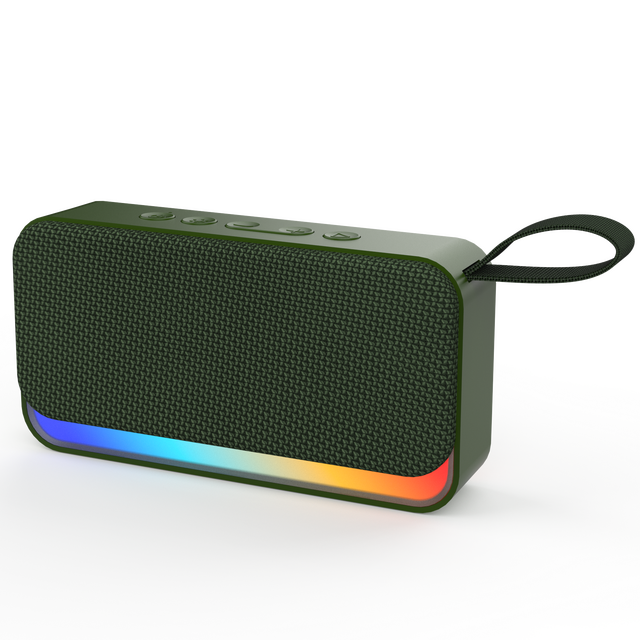 New Arrived Outdoor Portable Wireless BT Speaker TF/USB Fashion Portable LED RGB Light Bluetooth Speaker