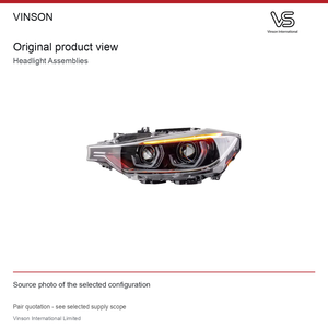 Conjunto de faros delanteros (par) para BMW Serie 3 F30 2013-2015 Configuración fotografiada - Product Image 2