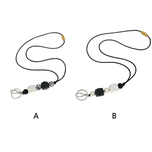 สายคล้องคอแบบลูกปัดส่วนตัวสำหรับกุญแจหรือบัตรประจำตัว ของขวัญสำหรับครู ของขวัญสำหรับพยาบาล ของขวัญสำหรับนักเรียน สายคล้องบัตรประจำตัว สายคล้องคอแบบลูกปัดซิลิโคน - Product Image 2