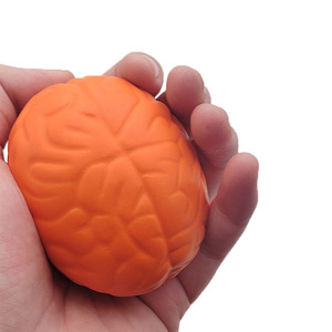 Promocional Squeeze simulación cerebro juguetes <span class=keywords><strong>ejercicio</strong></span> muscular logotipo personalizado PU presión bola cerebro estrés bola - Product Image 3